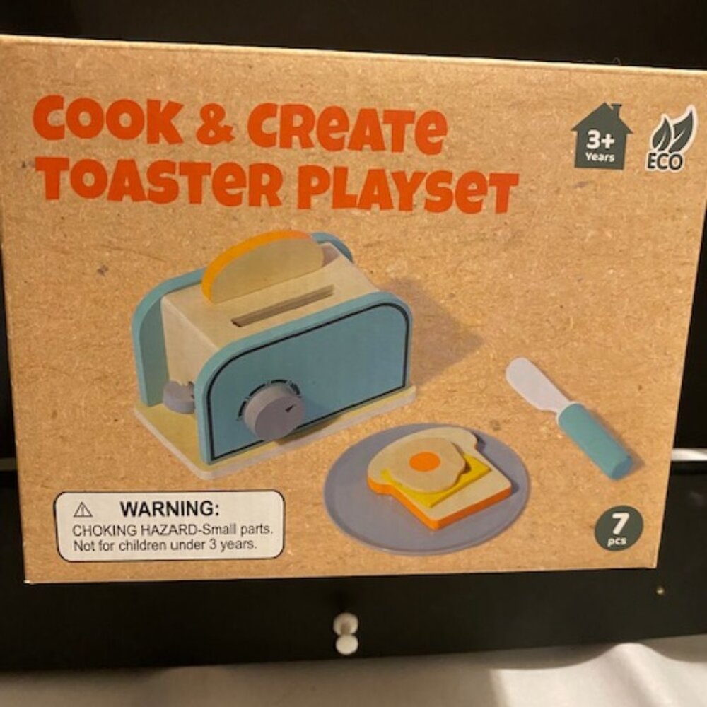Cook & Create Toaster Play Set *Age: 3+Year* *7 pcs*